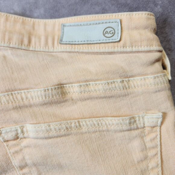 AG Adriano Women Jeans Peach  Size 26 Legging Ankle Super Skinny Ankle teen-ager - Picture 4 of 14
